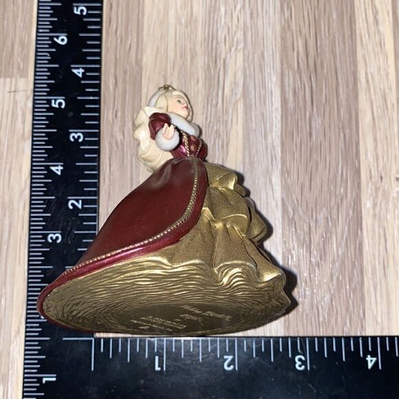 Barbie hallmark vintage decorations set of 3 holiday Barbie dolls 90s Christmas - Picture 11 of 16